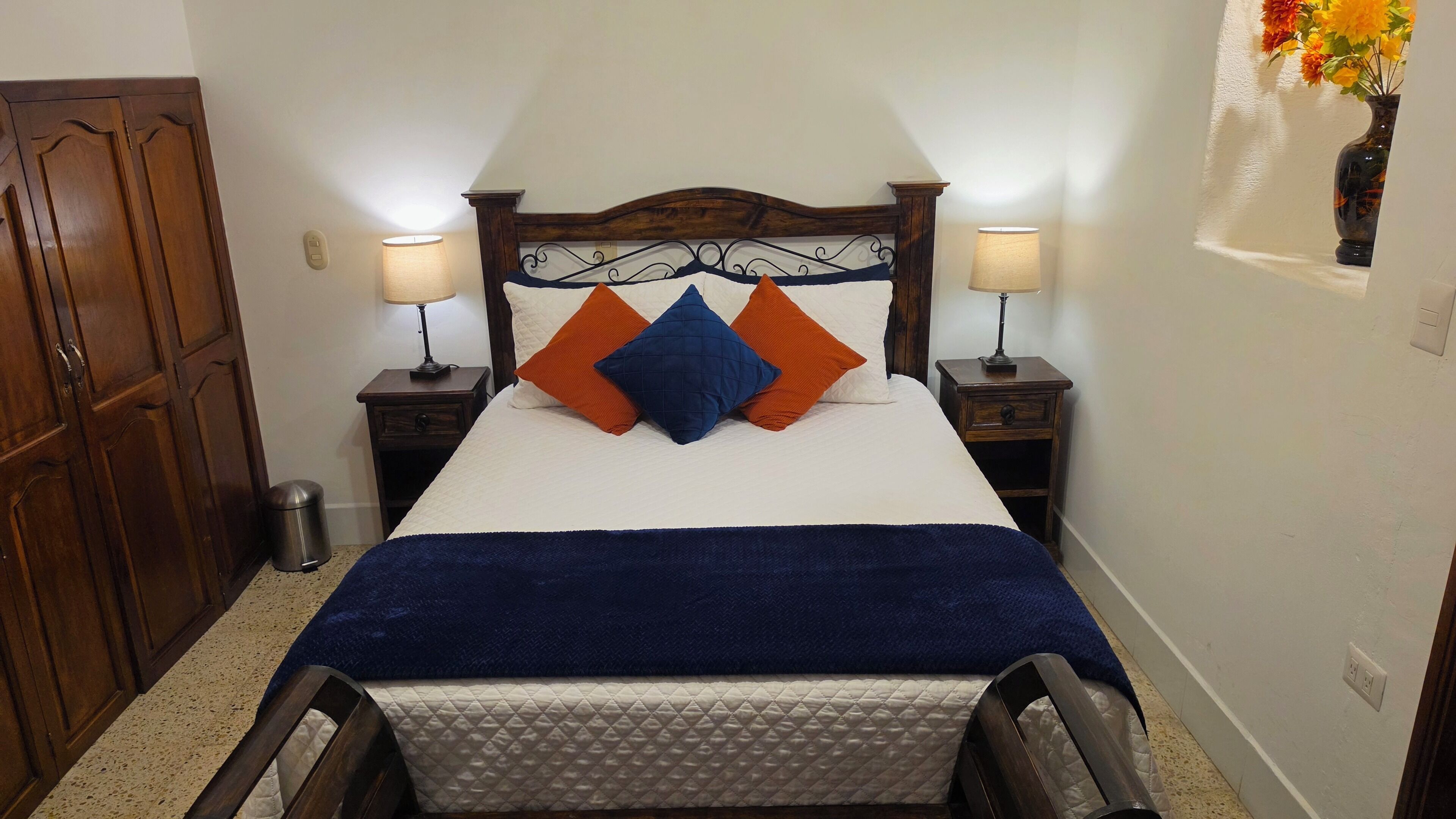 Standard Double Room | Laptop workspace, blackout curtains, iron/ironing board, free WiFi