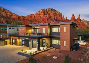 Exterior - Architectural Sedona Escape | Pool, Spa, Red Rock Views, Indoor-Outdoor Living (Sedona)