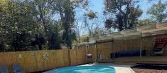 Family Friendly River City Getaway - 2BR with Pool + Spacious Deck, Sleeps 9!