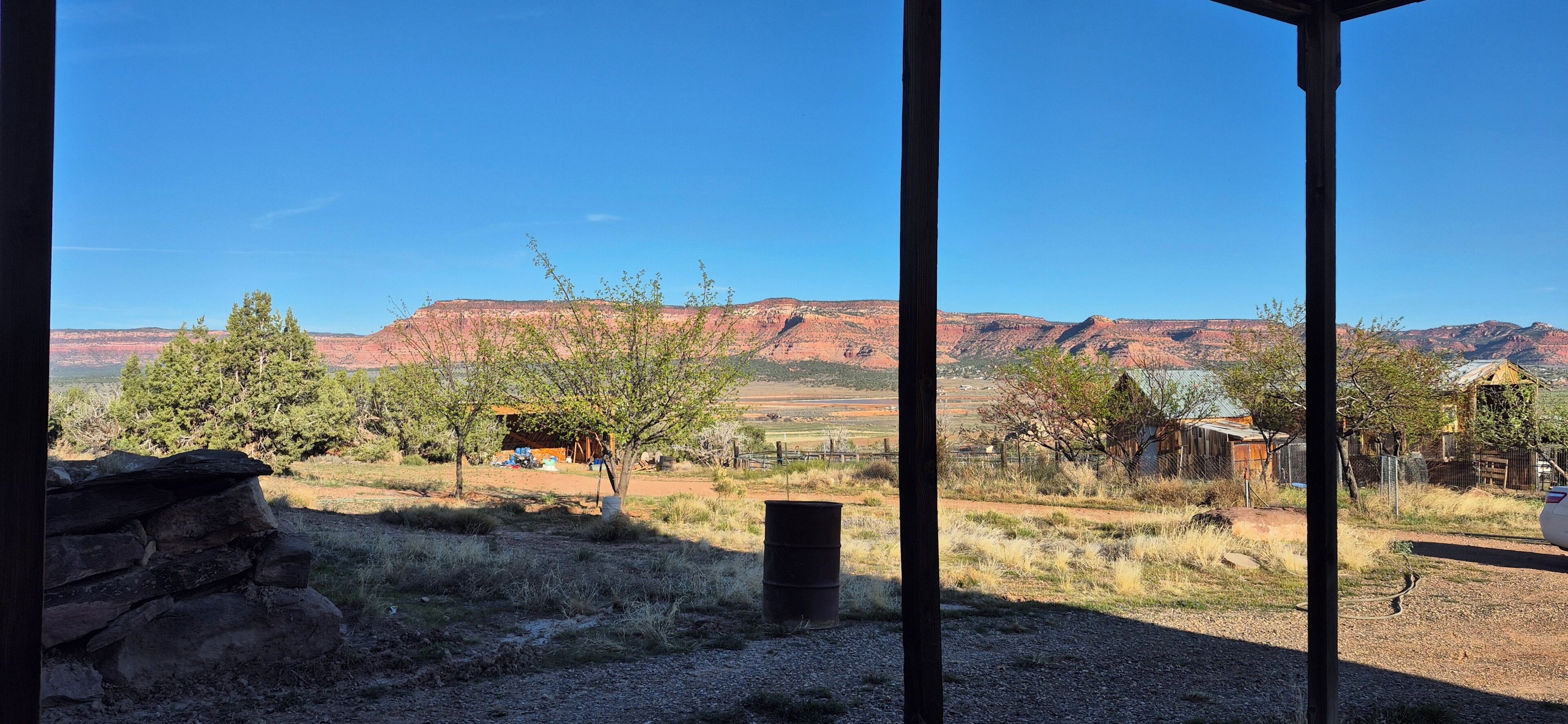 Vista desde la propiedad