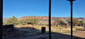 Udsigt fra overnatningsstedet