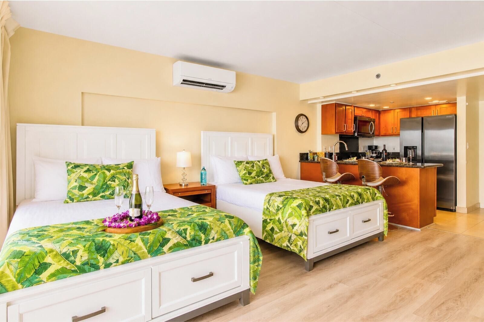 Condo (1 Bedroom) | Laptop workspace, iron/ironing board, free cribs/infant beds, bed sheets