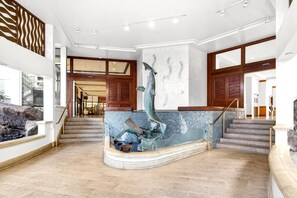 Majoituspaikan sisäänkäynti