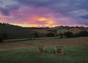 Property grounds - Casale Milleluci - room with private patio and hill view 10 min from the sea (SENIGALLIA)