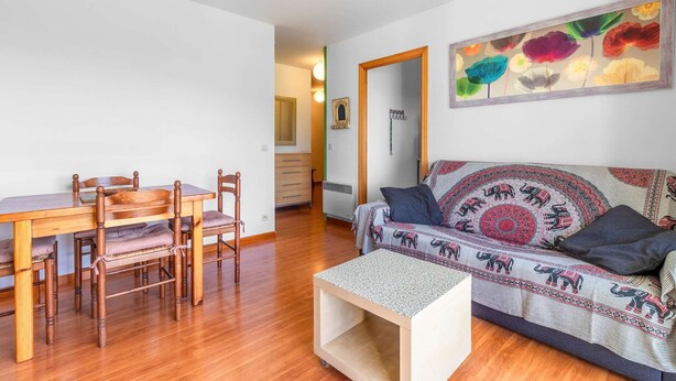 TV - Nice one-bedroom apartment with a large garden and parking (HENDAYE)