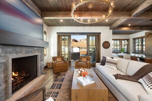 TV, fireplace, stereo, offices - New Luxury Mountain Home | Hot Tub | 3 Fireplaces (Winter Park)