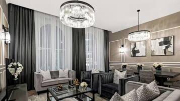 LĂ€genhet Presidential - 3 sovrum | Vardagsrum