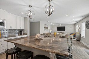 Dining - 9BR Luxury Beach House • Private Pool • On Back Bay w/Dock (Virginia Beach)