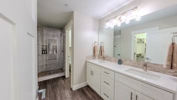 Bathroom with a double vanity