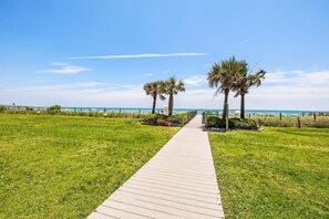 Property grounds - Enjoy oceanfront views from this premier 1-bedroom condo in Carolina Beach! (Carolina Beach)