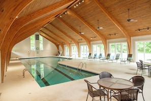 Indoor pool, a heated pool