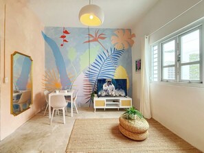Interior - Comfy+Clean 1BR Home! Walk to Beach, Nightlife! (San Juan)