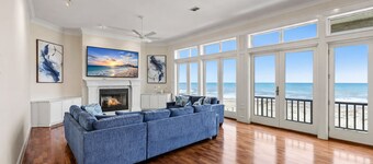 Beachfront 5BR | Hot Tub & Fire Pit | Game Room