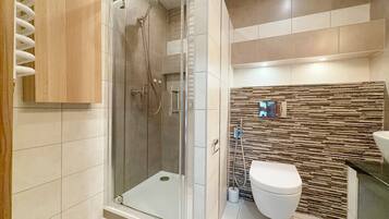 Shower, hair dryer