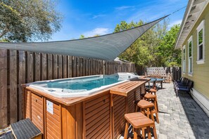 Terrace/patio - Key Lime Pie | Private Pool, Beach Walk, Ping Pong (Santa Rosa Beach)