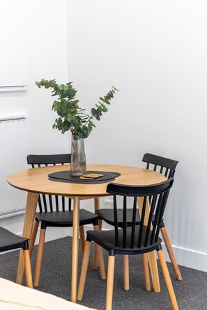 Dining - Hotel Comfort | Ground Floor, City Apartment (Christchurch)