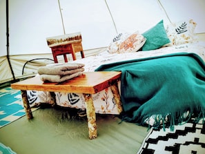 Unclassified image, 5 of 13, button - Twilight Timberline Escape Glamping Tent: Quiet, clean & 14 miles from GSMNP! (Cosby)