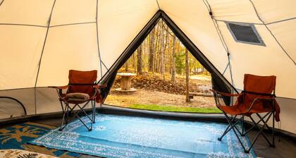 Twilight Timberline Escape Glamping Tent Site 11