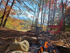 Unclassified image, 3 of 13, button - Twilight Timberline Escape Glamping Tent: Quiet, clean & 14 miles from GSMNP! (Cosby)