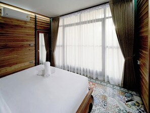 Deluxe Double Room, Bathtub | View from room