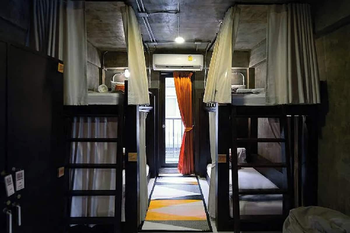 Chambre Quadruple, salle de bains privée | Vue de la chambre