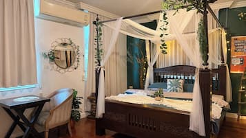 Kamar Double, 1 Tempat Tidur King | Setrika/meja setrika, Wi-Fi gratis, dan seprai linen