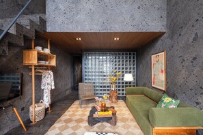 Deluxe Suite, 1 Bedroom, Pool View | Living room - The Lima Ocean Suites Pererenan (Canggu)