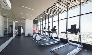 Fitness facility - ¡De lujo en Santa Lucía! Gym, Cajón 7H 3BR|2br (Monterrey)