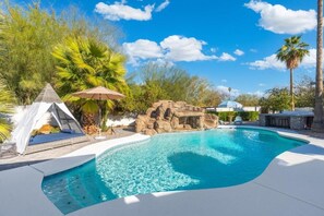 Outdoor pool - Tropical Villa by Glam Homes (Scottsdale)