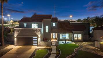 Front of property - evening/night