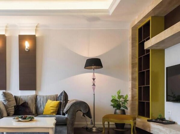 Studio Basic, balkon, pemandangan kota | Area keluarga