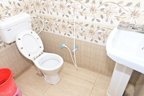 Habitació doble Comfort, balcó | Bany