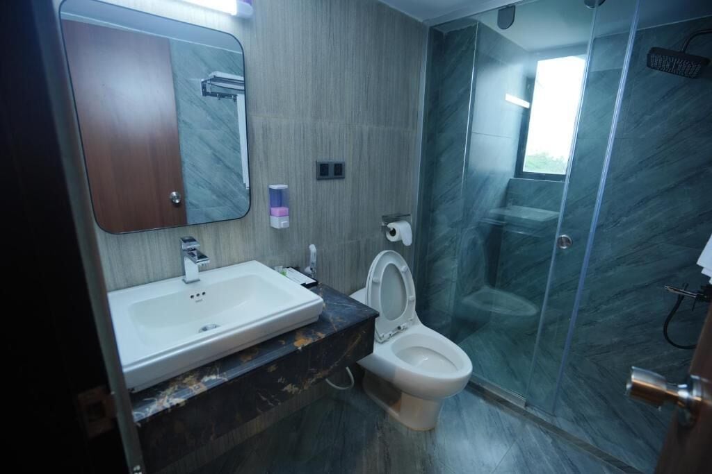 Artículos de tocador gratuitos, toallas, jabón, shampoo