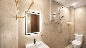 Shower dan handuk