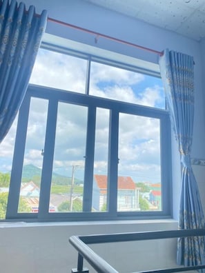 Monolocale Classic, balcone, vista città