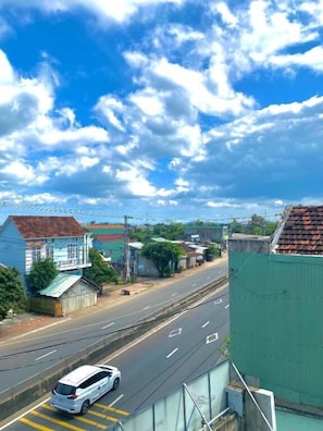 Monolocale Classic, balcone, vista città