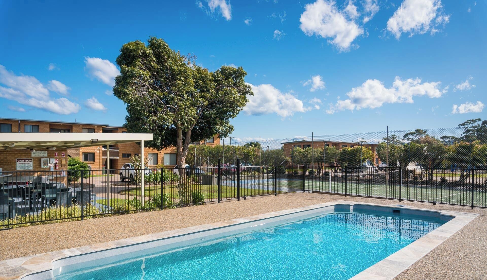 Seasonal outdoor pool