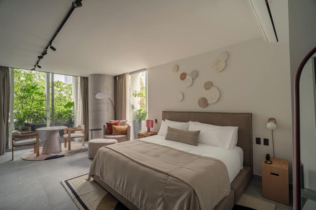 豪華開放式客房, 1 張特大雙人床, 陽台