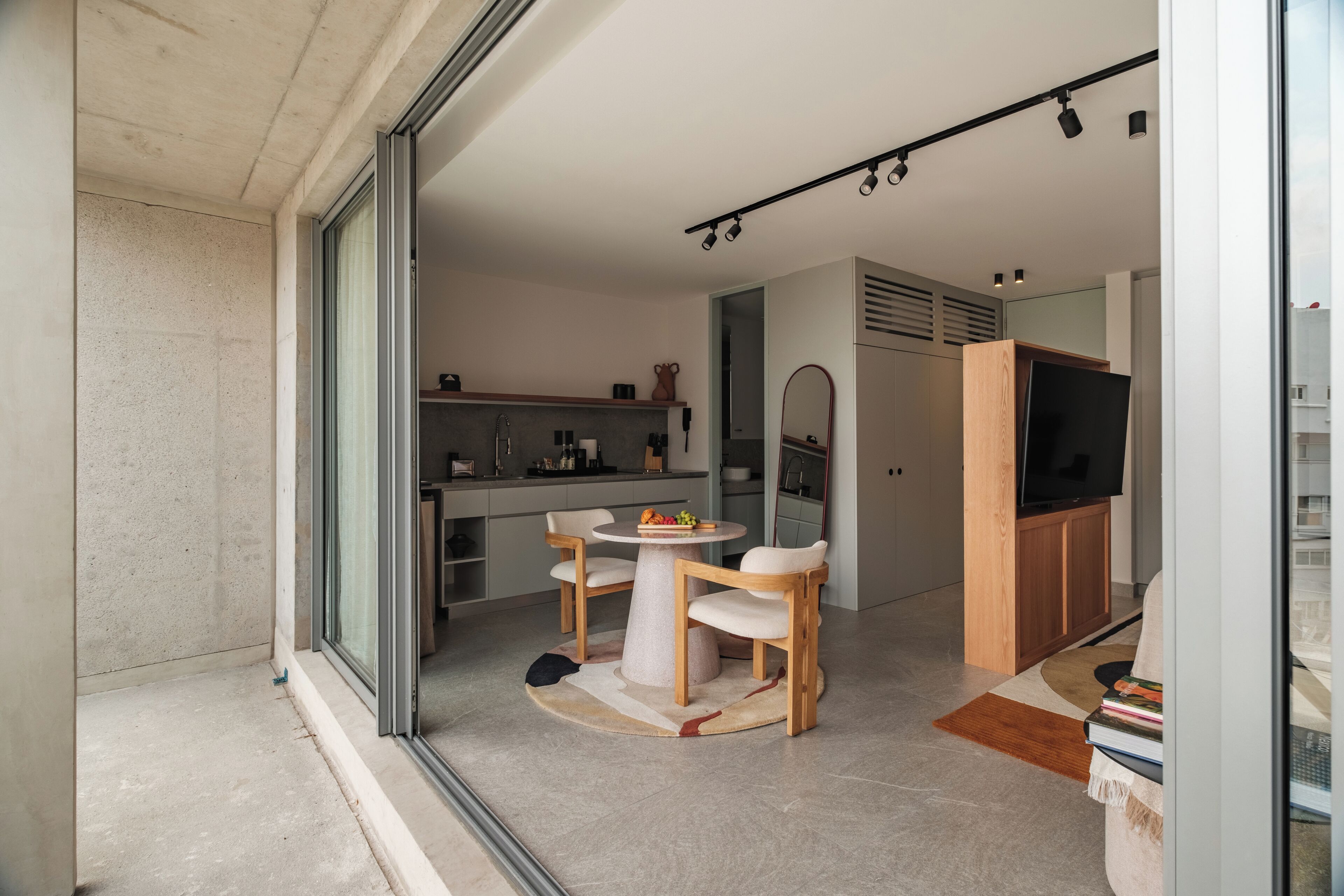 Studio, 1 kingsize bed, balkon | Balkon