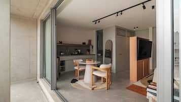 Studio, 1 kingsize bed, balkon | Balkon