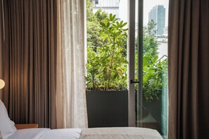 Deluxe-Studio, 1 King-Bett, Balkon | Blick vom Balkon