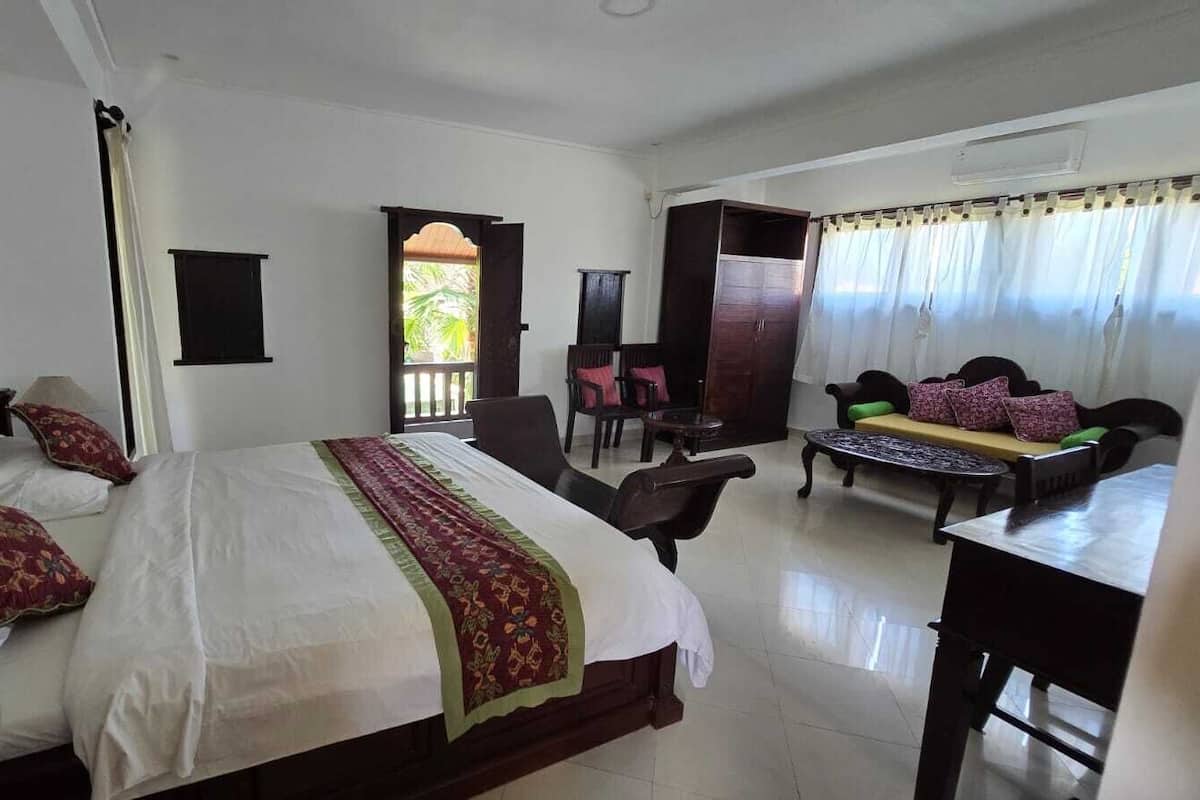 Deluxe-huone, näköala puutarhaan