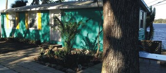 Waterfront Cottage Rental with a Dock on the San Sebastian River, Florida