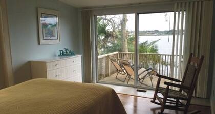 Waterfront Cottage Rental with a Dock on the San Sebastian River, Florida