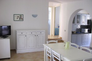 Classic Bungalow, 4 Bedrooms | Living room - Villa in San Pietro Near White Sand Beach (Castiadas)