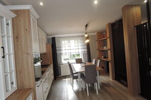 Comfort House, 3 Bedrooms | Private kitchen - House in Nowogard by Lake Nowogardzkie (Nowogard)