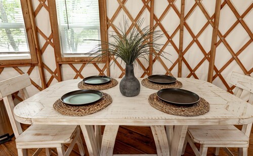 A Yurt for Everyone: Family and Friends Getaway in Bandera, TX
