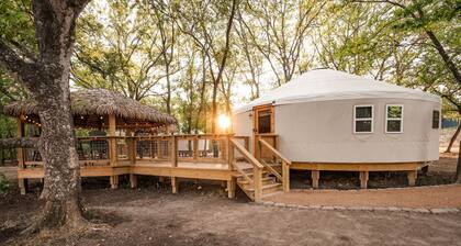 A Yurt for Everyone: Family and Friends Getaway in Bandera, TX