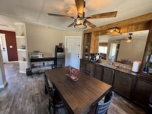 Private kitchen - Cozy Creekside Cottage with Deck and Fire Pit in Camp Verde, Arizona (Camp Verde)