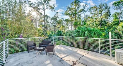 Upcycled Shipping Containers Transformed into a Glamping Home for a Unique Florida Vacation